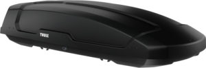 střešní boxy Thule force xt xl černý aeroskin pohled zboku